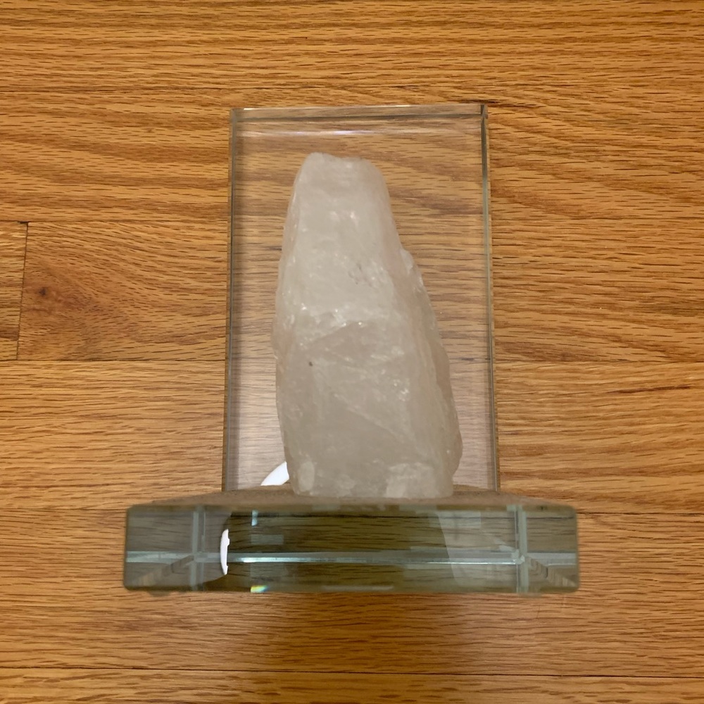 Clear crystal decor